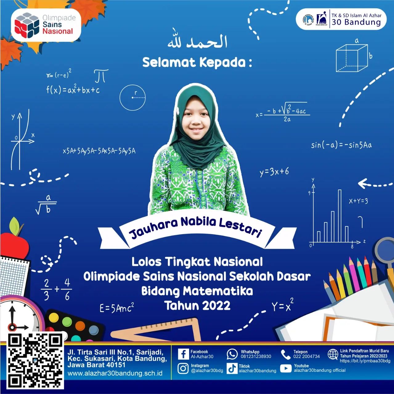 Selamat atas lolosnya jauhara ke tingakat nasional OSN