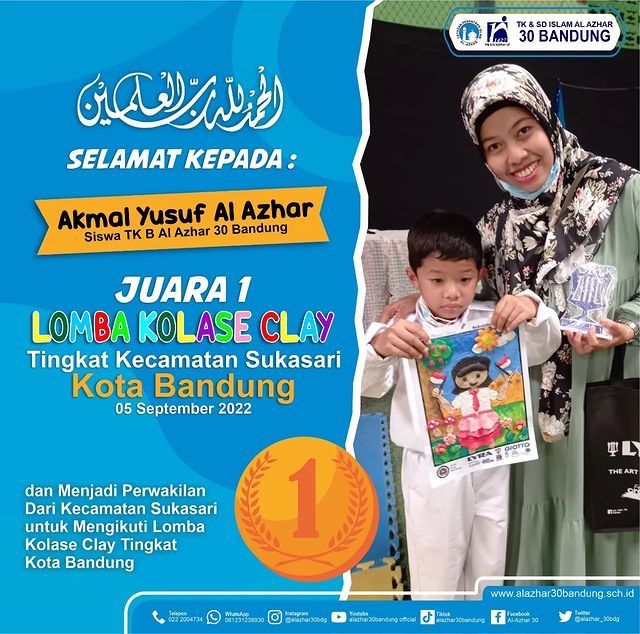 Juara 1 Lomba Kolase Clay Tingkat Kecamatan Sukasari