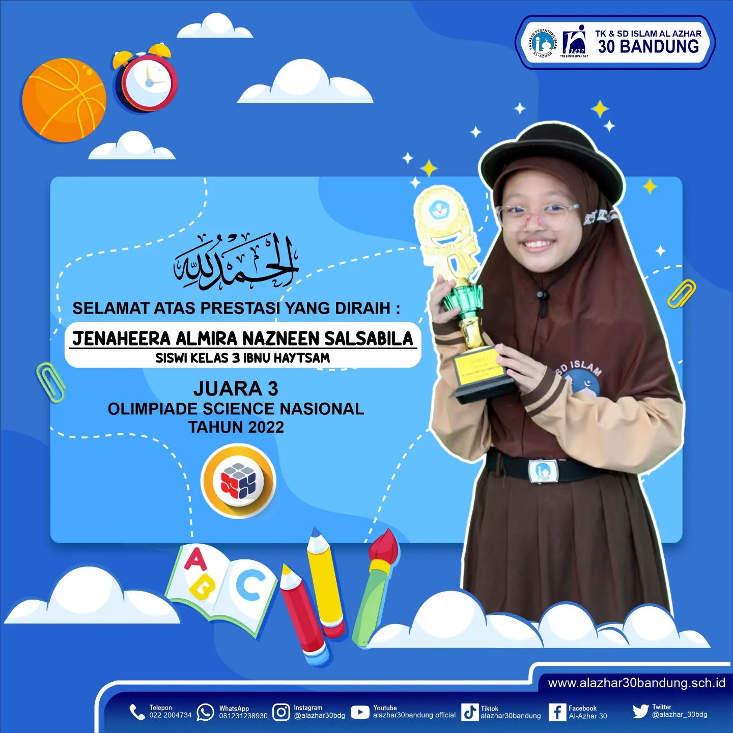 Juara 3 Olimpiade Science Nasional