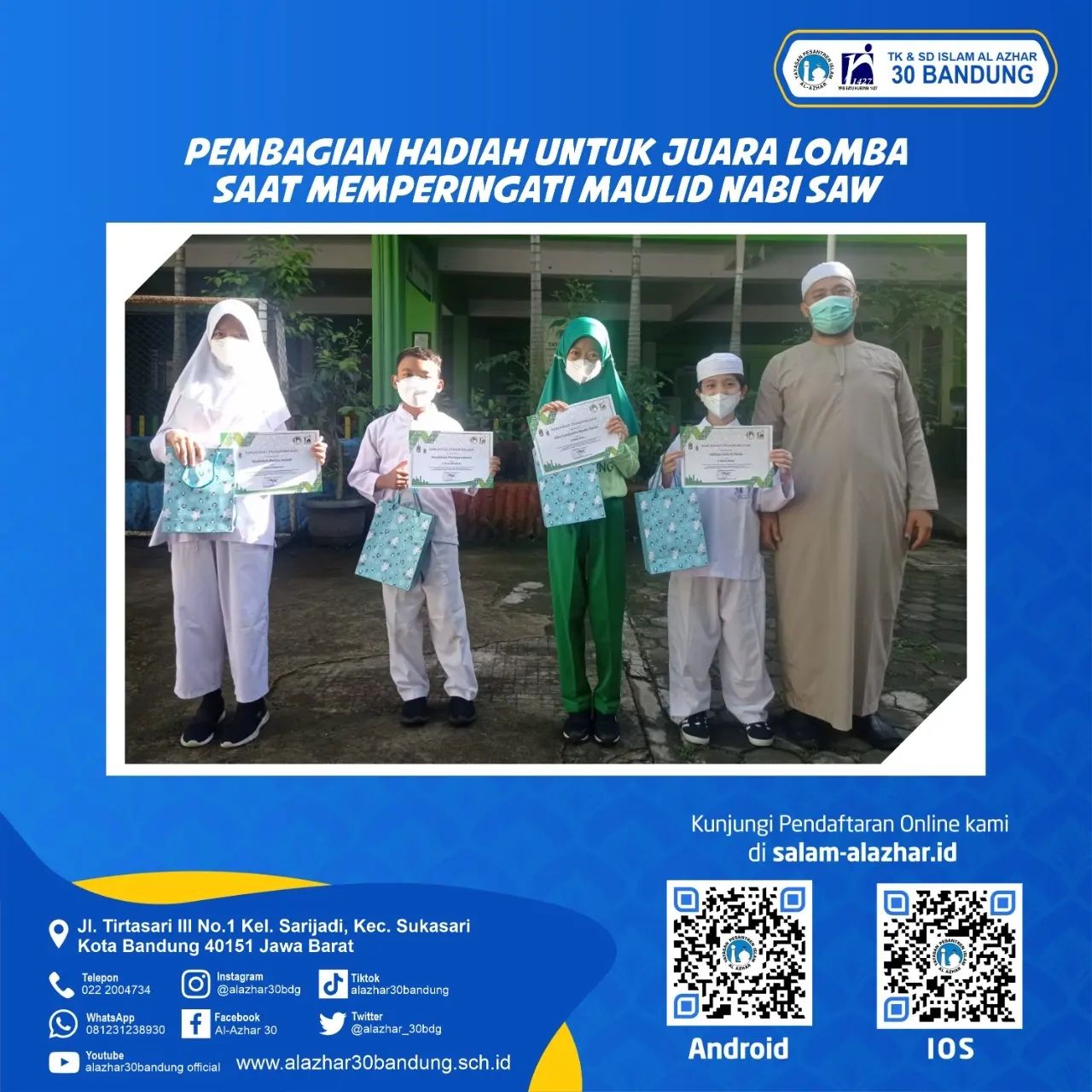 Pembagian Hadiah Lomba Maulid Nabi
