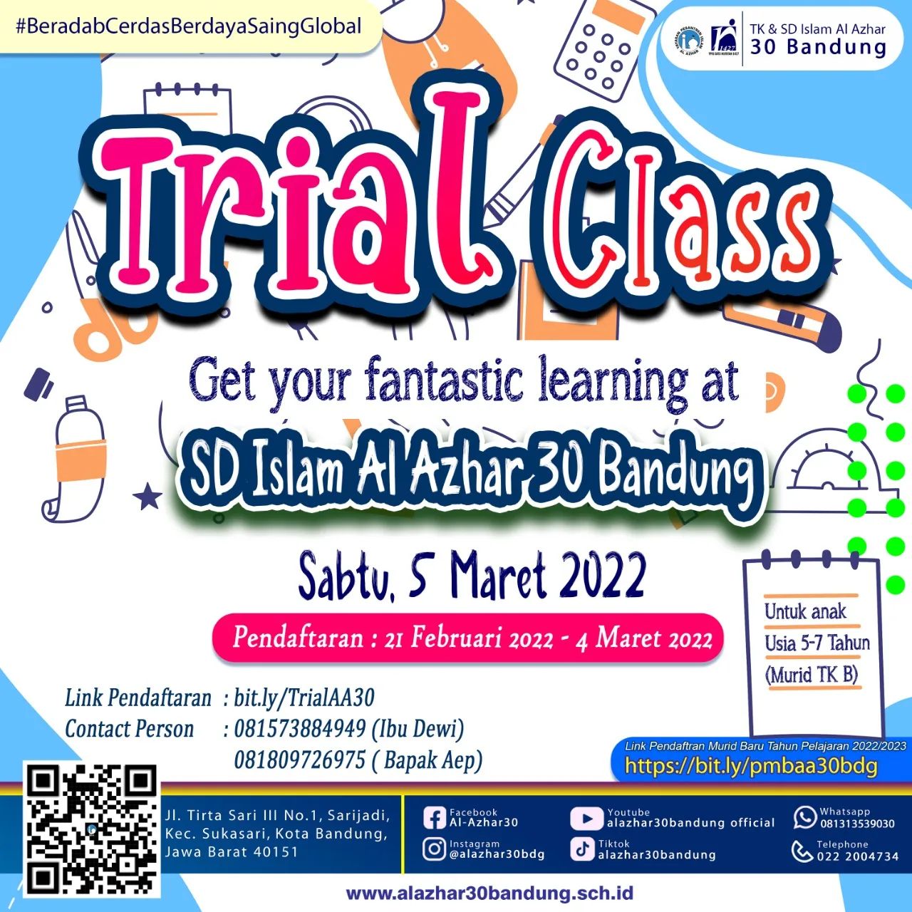 Trial Class SD Islam Al Azhar 30 Bandung